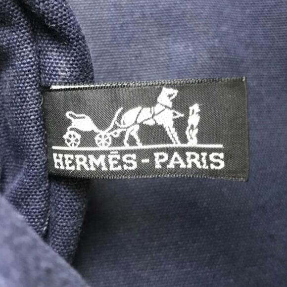 Hermes Fourre Tout MM Navy blue Tote Hand Bag RJC3013 - Picture 10 of 16